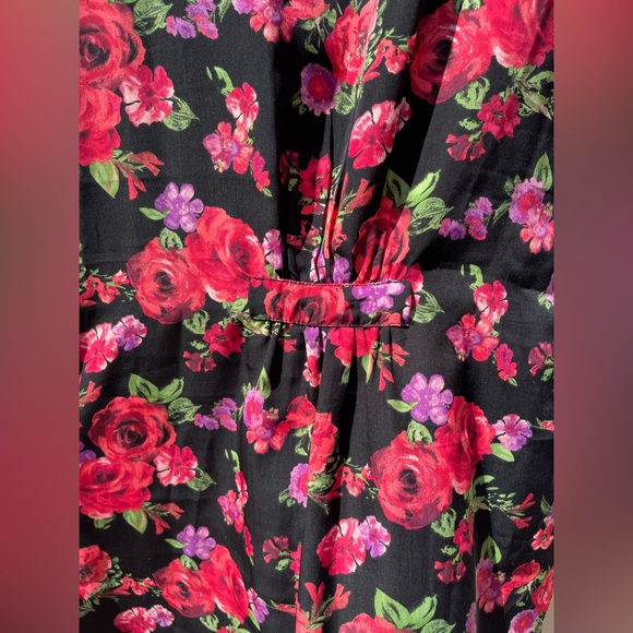 Floral Shortsleeved Dress - Picture 6 of 7